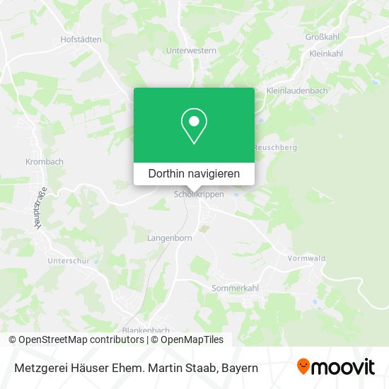 Metzgerei Häuser Ehem. Martin Staab Karte