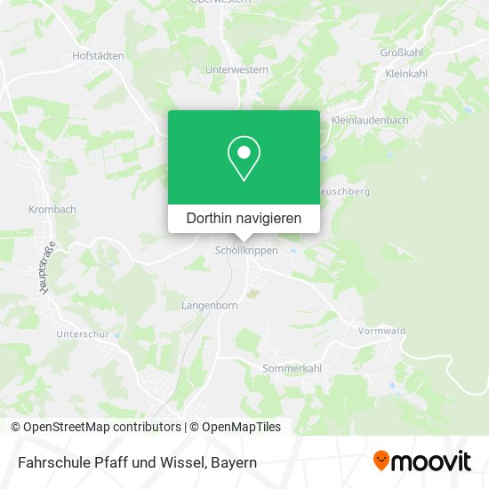 Fahrschule Pfaff und Wissel Karte