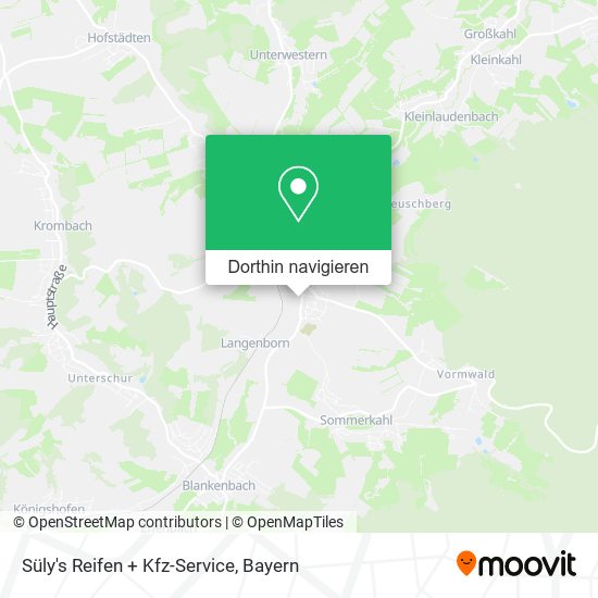 Süly's Reifen + Kfz-Service Karte