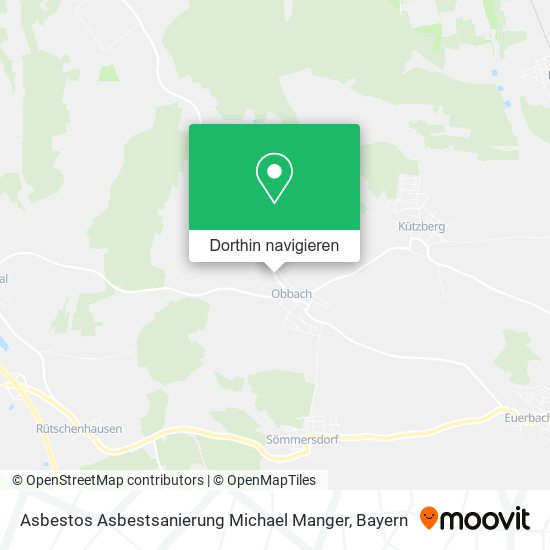 Asbestos Asbestsanierung Michael Manger Karte