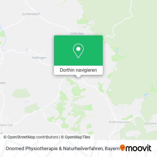 Onomed Physiotherapie & Naturheilverfahren Karte