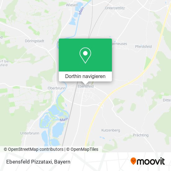 Ebensfeld Pizzataxi Karte