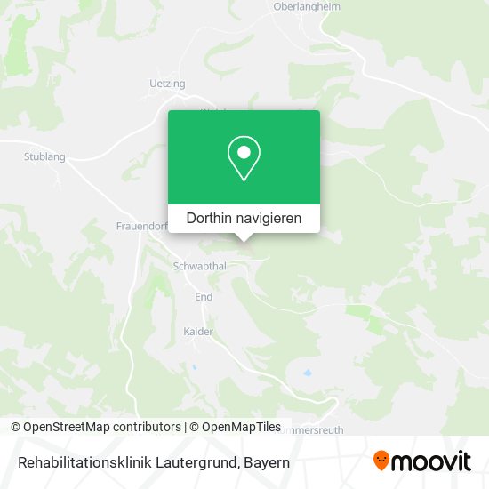Rehabilitationsklinik Lautergrund Karte