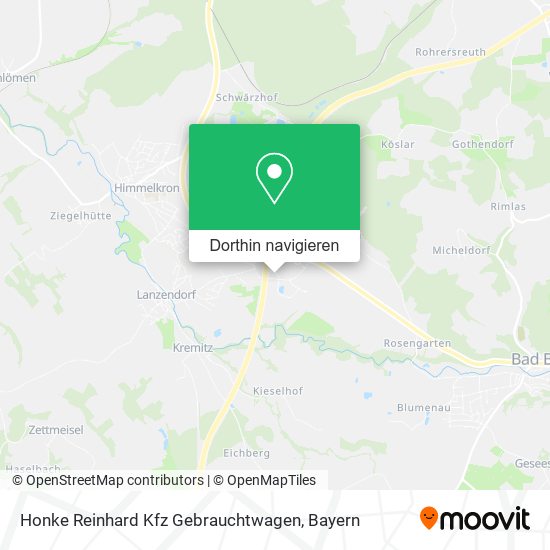 Honke Reinhard Kfz Gebrauchtwagen Karte