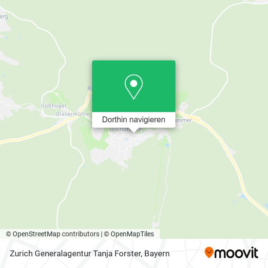 Zurich Generalagentur Tanja Forster Karte