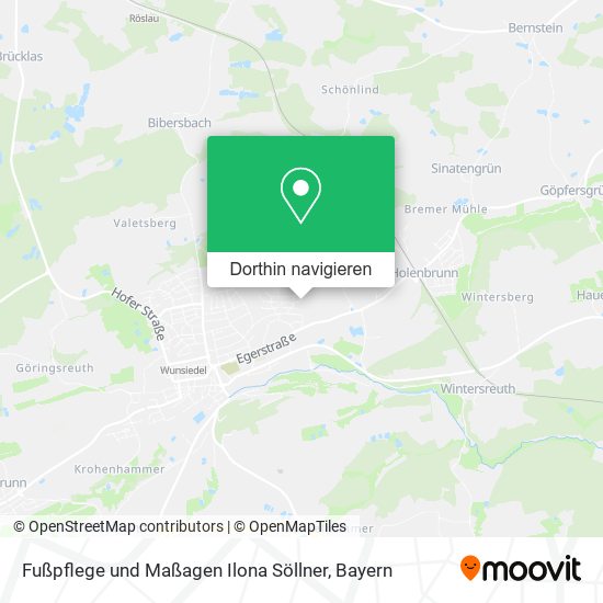 Fußpflege und Maßagen Ilona Söllner Karte