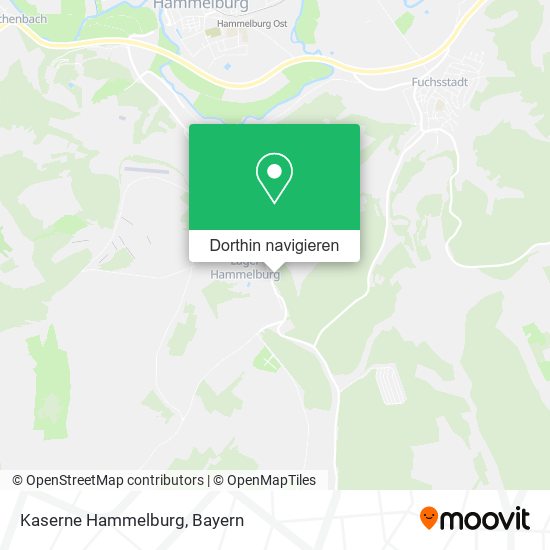 Kaserne Hammelburg Karte