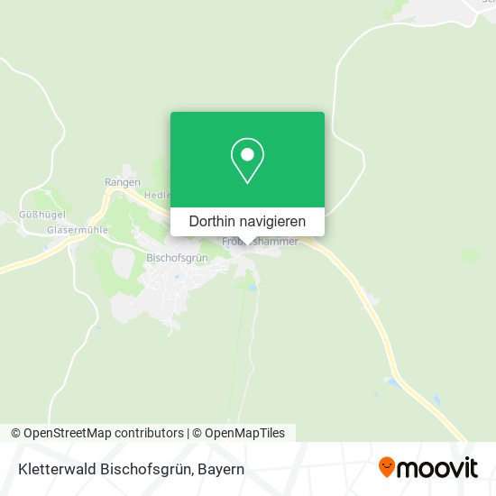 Kletterwald Bischofsgrün Karte