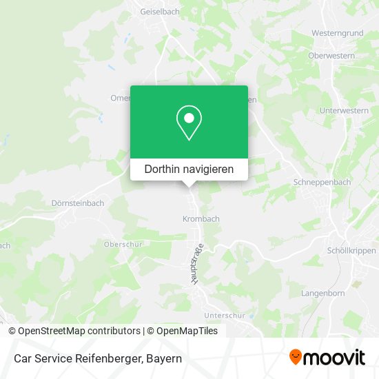 Car Service Reifenberger Karte