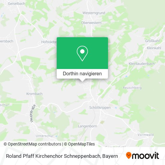 Roland Pfaff Kirchenchor Schneppenbach Karte