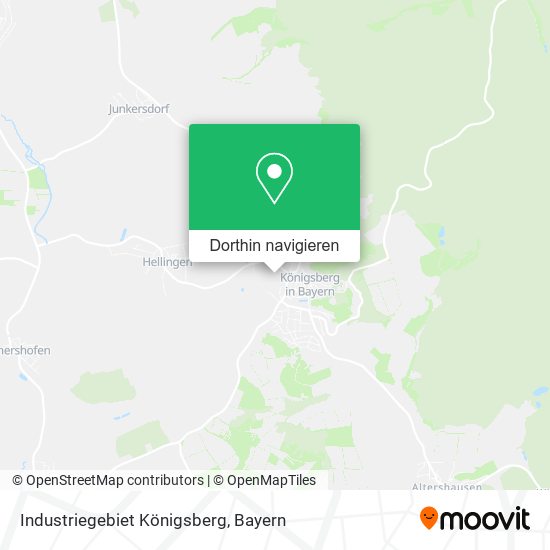 Industriegebiet Königsberg Karte
