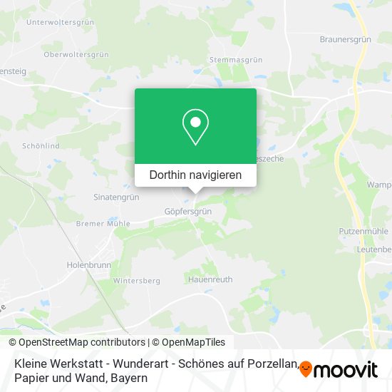 Kleine Werkstatt - Wunderart - Schönes auf Porzellan, Papier und Wand Karte
