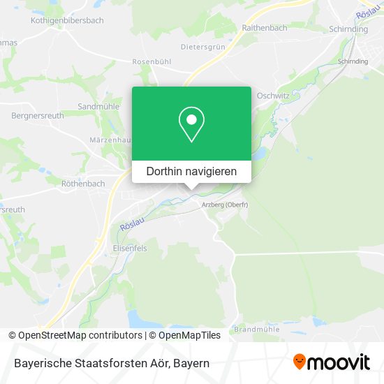 Bayerische Staatsforsten Aör Karte