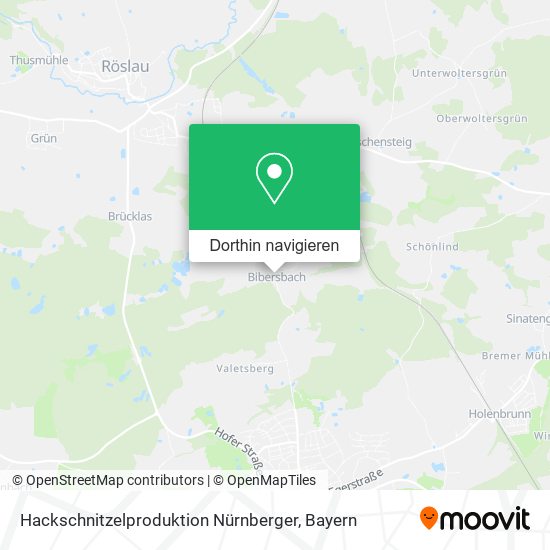 Hackschnitzelproduktion Nürnberger Karte