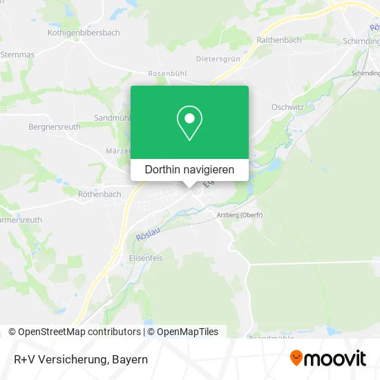 R+V Versicherung Karte