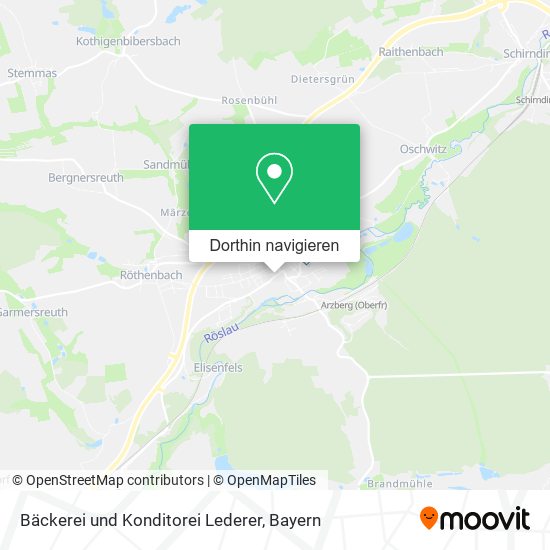 Bäckerei und Konditorei Lederer Karte