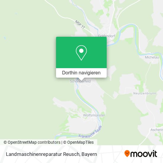 Landmaschinenreparatur Reusch Karte