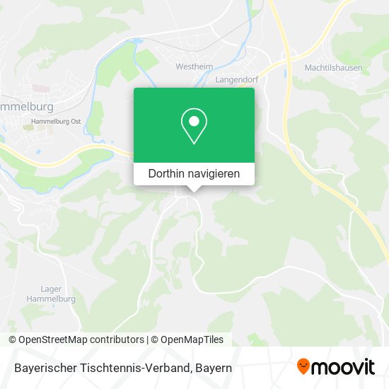 Bayerischer Tischtennis-Verband Karte