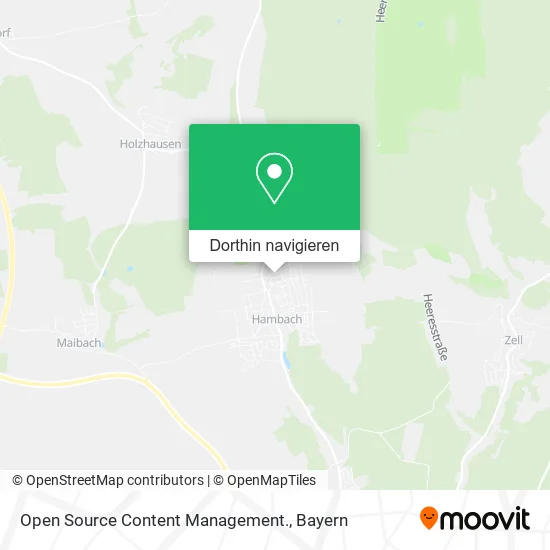 Open Source Content Management. Karte