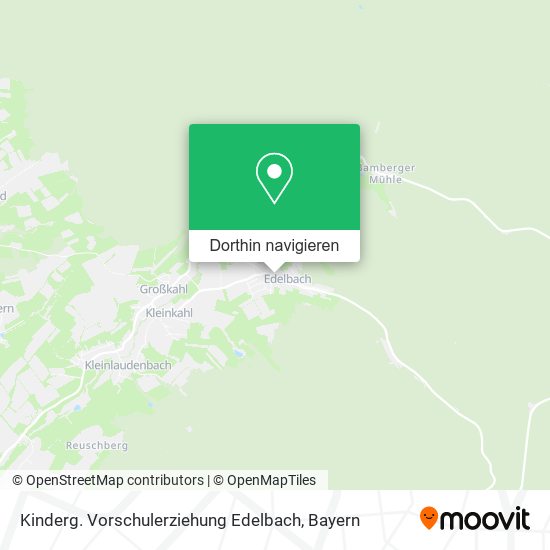 Kinderg. Vorschulerziehung Edelbach Karte