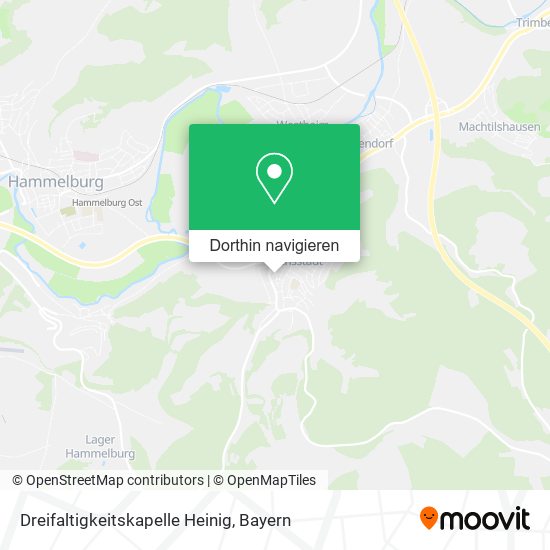 Dreifaltigkeitskapelle Heinig Karte