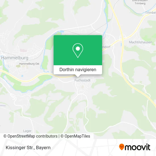 Kissinger Str. Karte