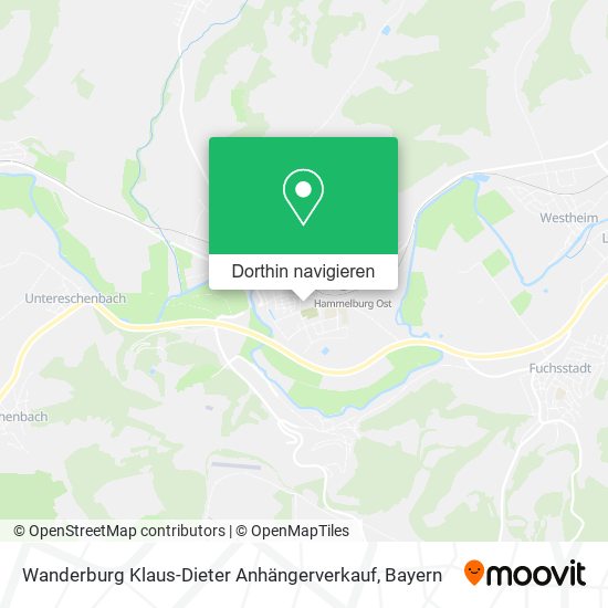 Wanderburg Klaus-Dieter Anhängerverkauf Karte