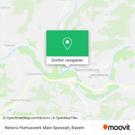 Reterra Humuswerk Main-Spessart Karte