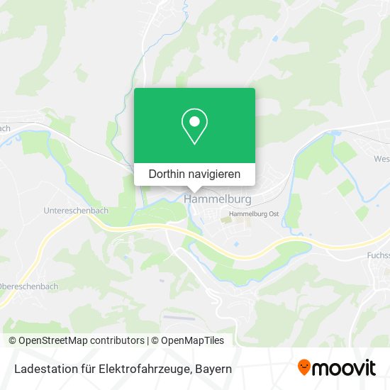 Ladestation für Elektrofahrzeuge Karte