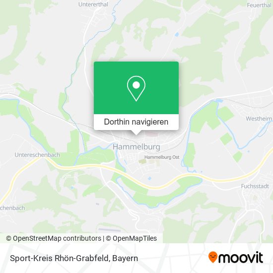 Sport-Kreis Rhön-Grabfeld Karte
