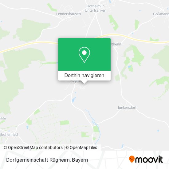 Dorfgemeinschaft Rügheim Karte