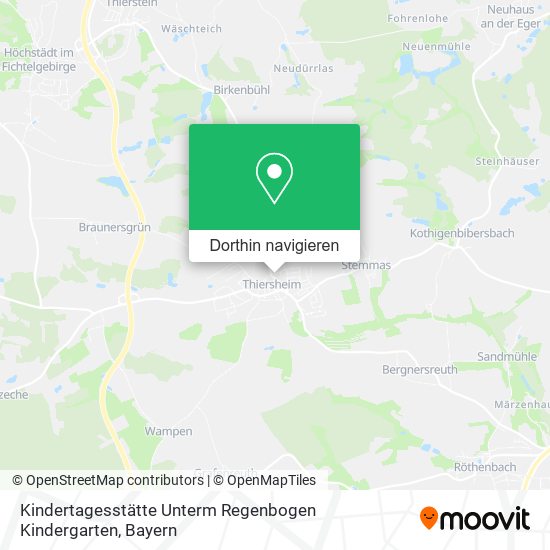 Kindertagesstätte Unterm Regenbogen Kindergarten Karte