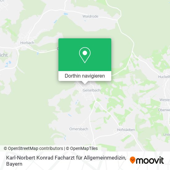 Karl-Norbert Konrad Facharzt für Allgemeinmedizin Karte