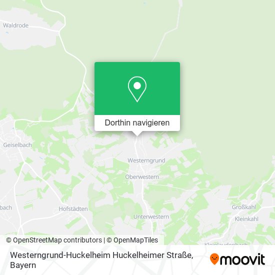 Westerngrund-Huckelheim Huckelheimer Straße Karte