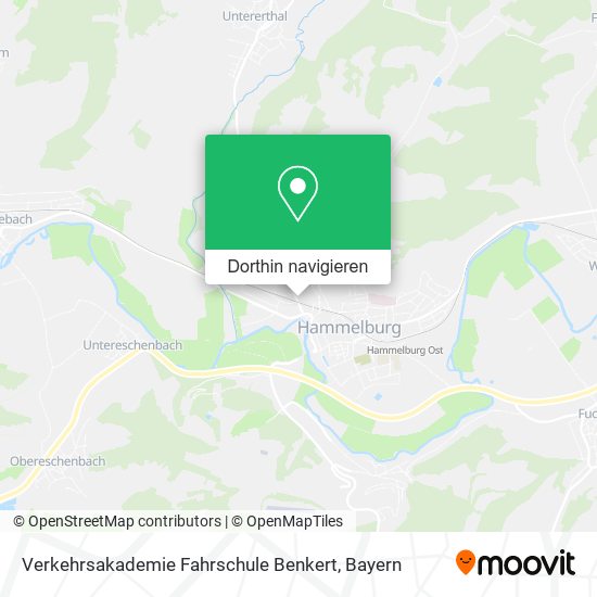 Verkehrsakademie Fahrschule Benkert Karte
