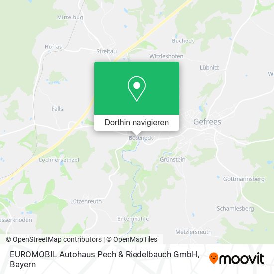 EUROMOBIL Autohaus Pech & Riedelbauch GmbH Karte