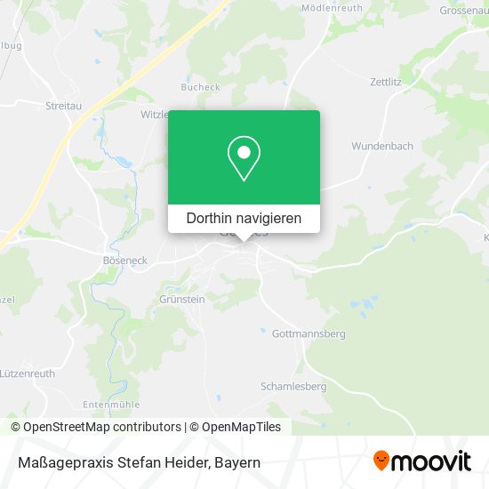Maßagepraxis Stefan Heider Karte