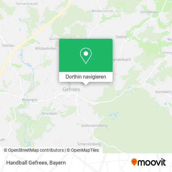 Handball Gefrees Karte