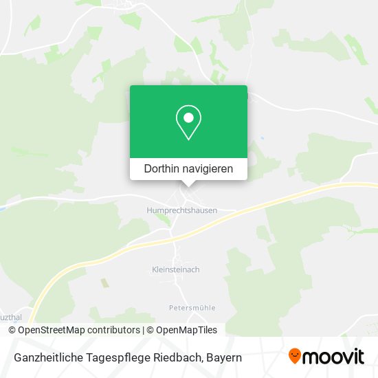 Ganzheitliche Tagespflege Riedbach Karte