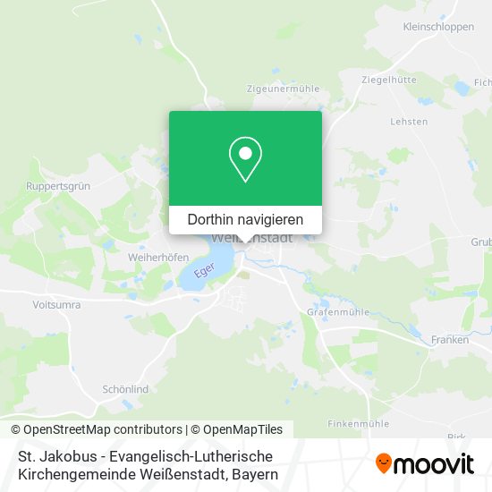 St. Jakobus - Evangelisch-Lutherische Kirchengemeinde Weißenstadt Karte