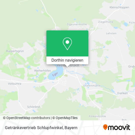 Getränkevertrieb Schlupfwinkel Karte