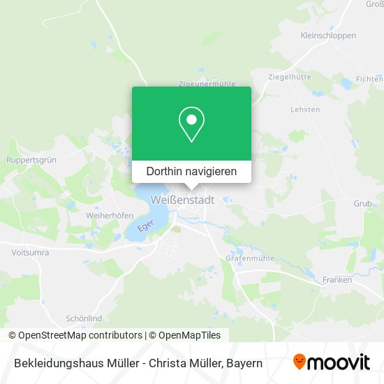 Bekleidungshaus Müller - Christa Müller Karte