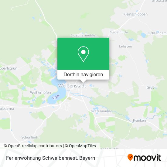 Ferienwohnung Schwalbennest Karte