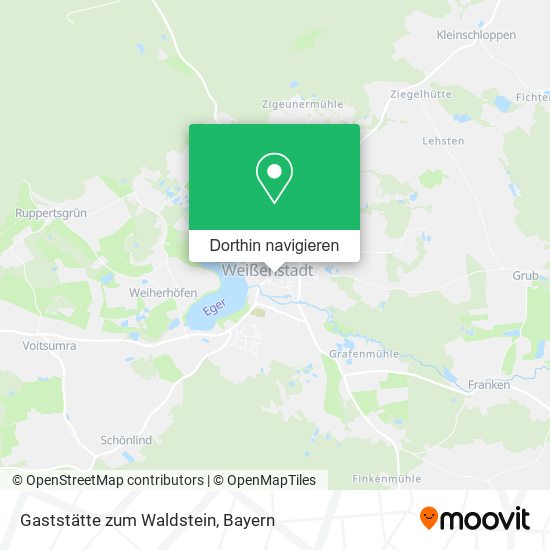 Gaststätte zum Waldstein Karte