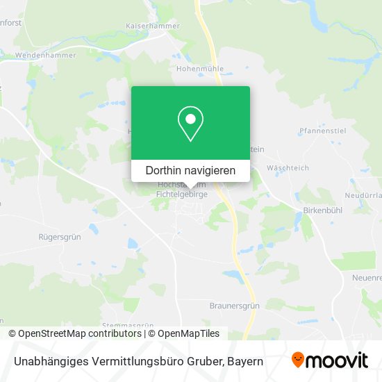 Unabhängiges Vermittlungsbüro Gruber Karte
