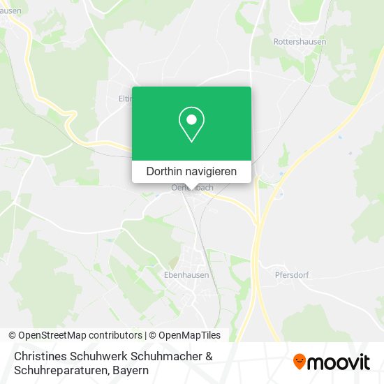 Christines Schuhwerk Schuhmacher & Schuhreparaturen Karte