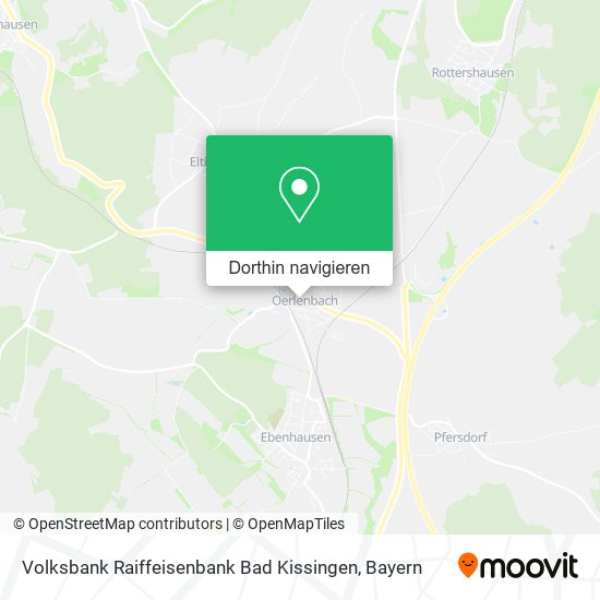 Volksbank Raiffeisenbank Bad Kissingen Karte