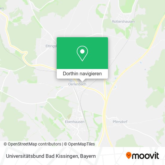 Universitätsbund Bad Kissingen Karte
