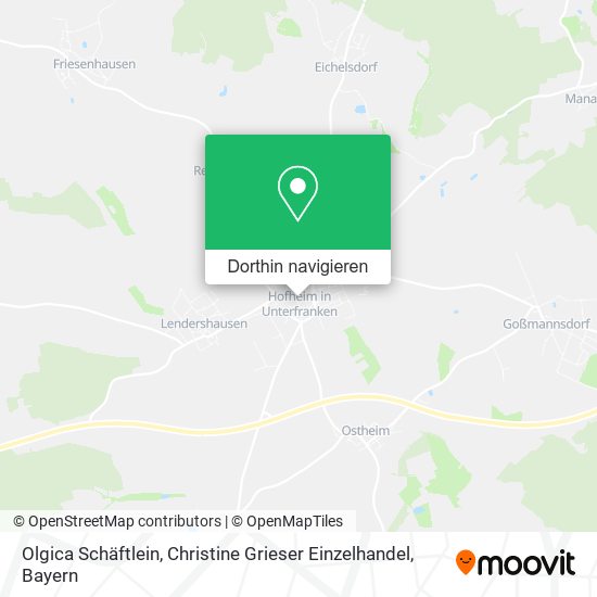 Olgica Schäftlein, Christine Grieser Einzelhandel Karte
