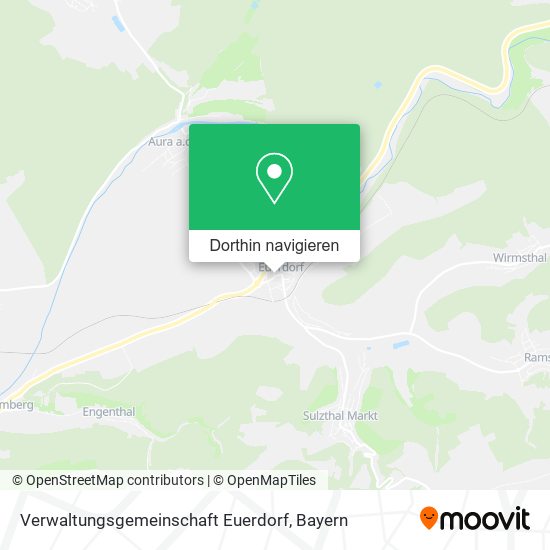 Verwaltungsgemeinschaft Euerdorf Karte